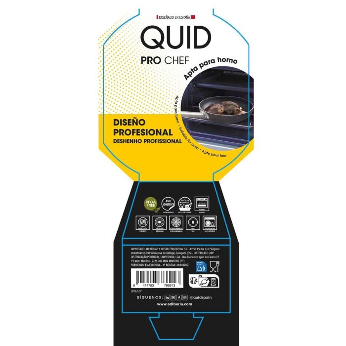 Sartén Aluminio Estampado Pro Chef Quid 18 cm 5 Sartén Aluminio Estampado Pro Chef Quid 18 cm 5