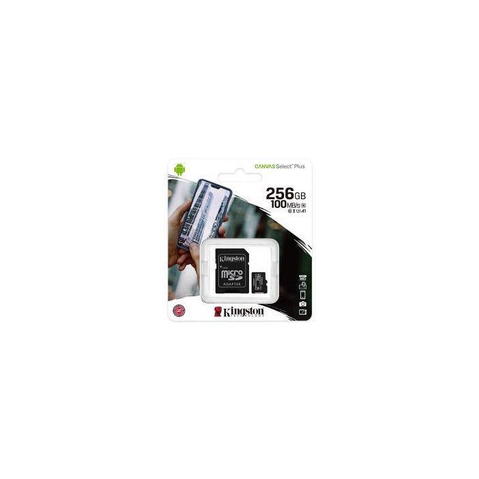 KINGSTON MicroSD XC 256GB / Class 10 / Adaptador SD 2