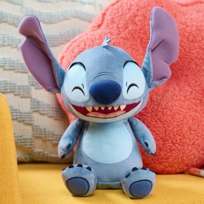 Peluche interactivo - LICENCIA /STITCH - Risa y Tiembla Peluche Stitch - 25 cm, ríe y tiembla al sacudirlo 2