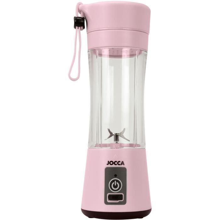 Licuadora portátil - JOCCA - SWEET - 380 ml - 2000 mAh - Con cable USB - Rosa 0 Licuadora portátil - JOCCA - SWEET - 380 ml - 2000 mAh - Con cable USB - Rosa 0