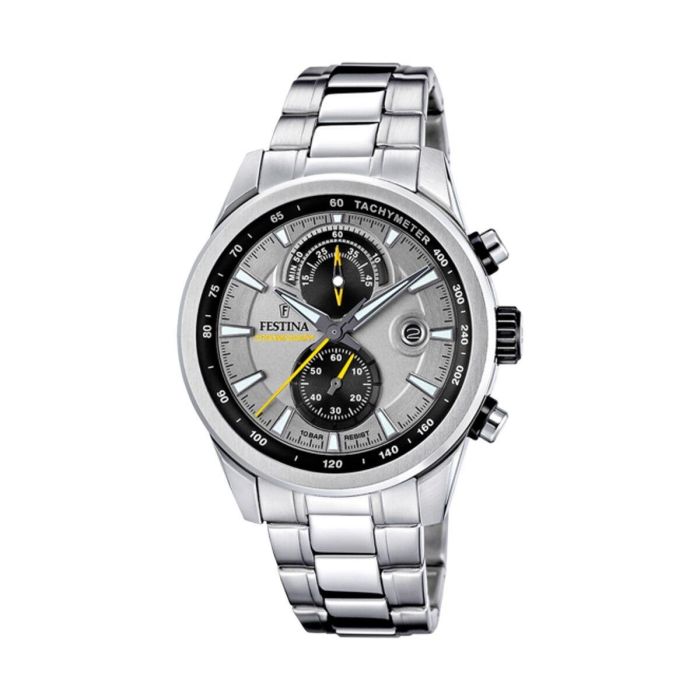 Reloj Hombre Festina F20694/4 Gris Plateado Reloj Hombre Festina F20694/4 Gris Plateado