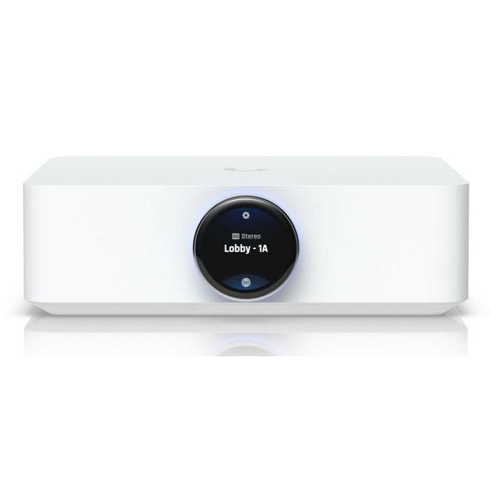 Ubiquiti PowerAmp Amplificador Audio Estéreo Clase D 260W RMS (4 Ohmios) 0.05% THD LAN Gigabit Conectores Banana para Hogar Blanco 8