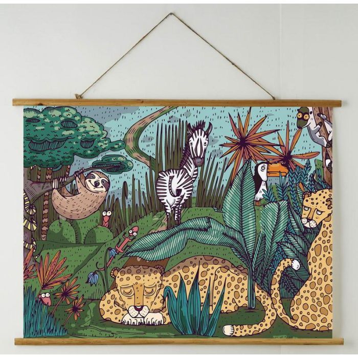 Lienzo Kids DKD Home Decor Multicolor 2 x 75 x 100 cm (2 Unidades) 1