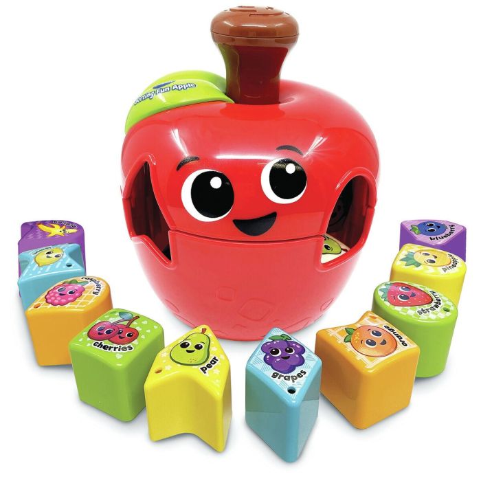 VTech Baby VT3417765646058 Tourni Apple of Formes - Juguete Clasificador de Formas para Bebés de Plástico Reutilizado 3