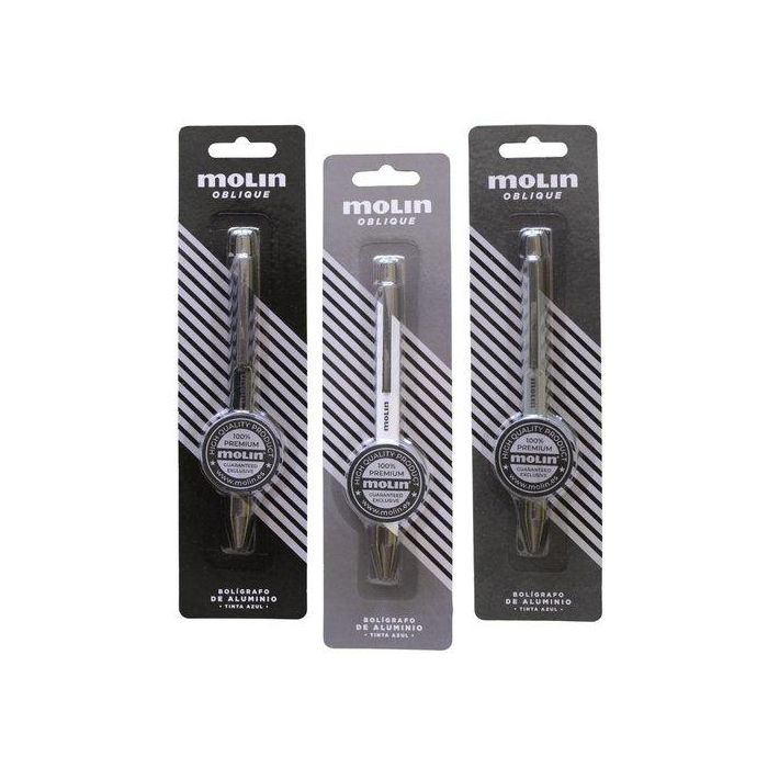 Boligrafo Molin Oblique Mate Blister De 1