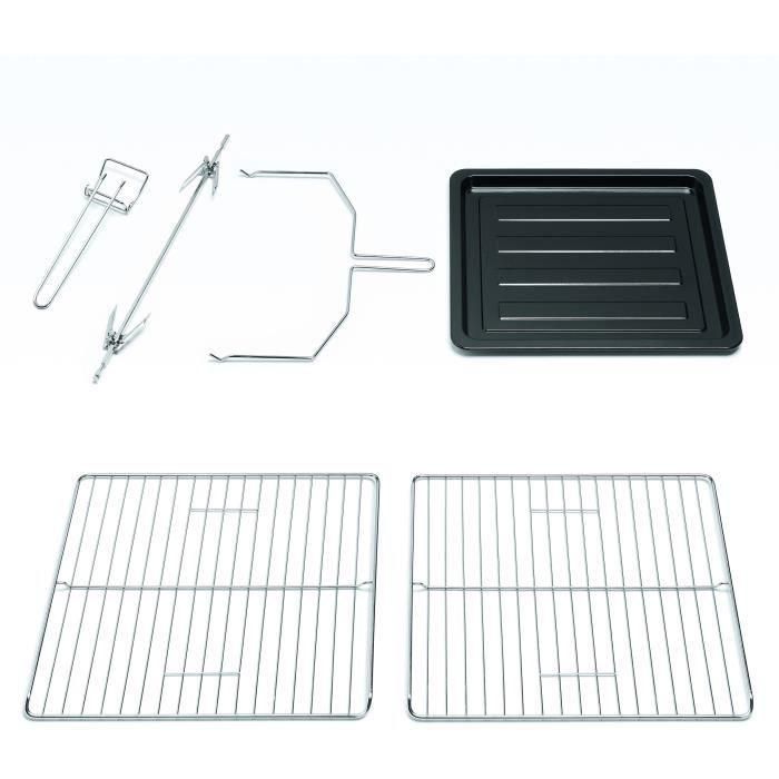 BRANDT FC469MUB - Mini-Horno 46 litros - 1800W - Multifunción - Termostato regulable 230°C - Temporizador 120min - Aluminio - Negro 5 BRANDT FC469MUB - Mini-Horno 46 litros - 1800W - Multifunción - Termostato regulable 230°C - Temporizador 120min - Aluminio - Negro 5