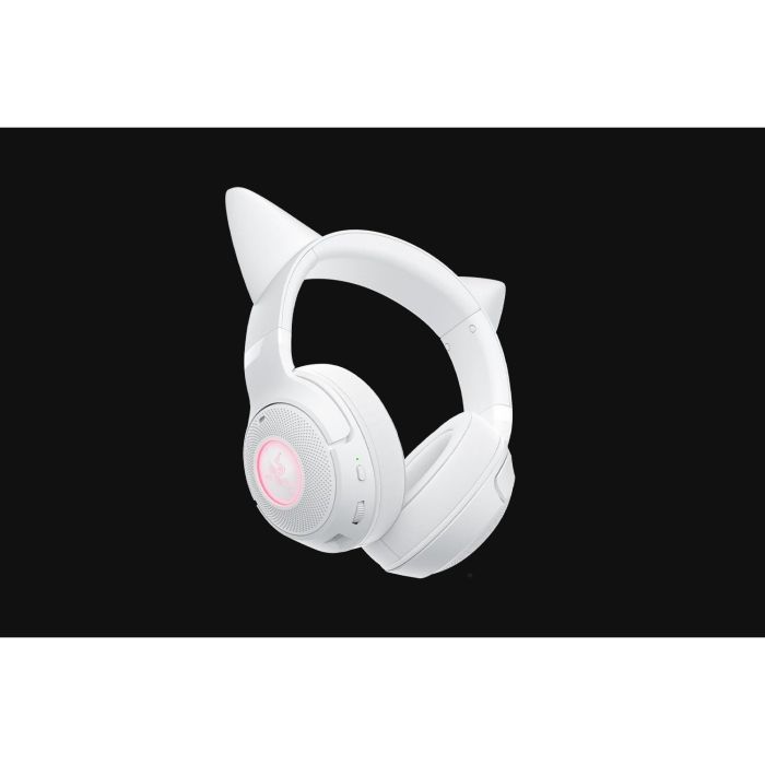 Razer RZ04-04860600-R3M1 Kraken Kitty V2 BT Auriculares Gaming Inalámbricos Bluetooth 5.2 con RGB Chroma, Orejas de Gato, Blancos 3