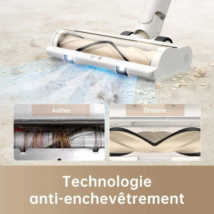Nuevo Dreame R10 - Aspiradora de escoba inalámbrica - Potencia de 120AW, 60 minutos Autonomía - Filtración avanzada - Cepillo de la superficie múltiple 3 Nuevo Dreame R10 - Aspiradora de escoba inalámbrica - Potencia de 120AW, 60 minutos Autonomía - Filtración avanzada - Cepillo de la superficie múltiple 3