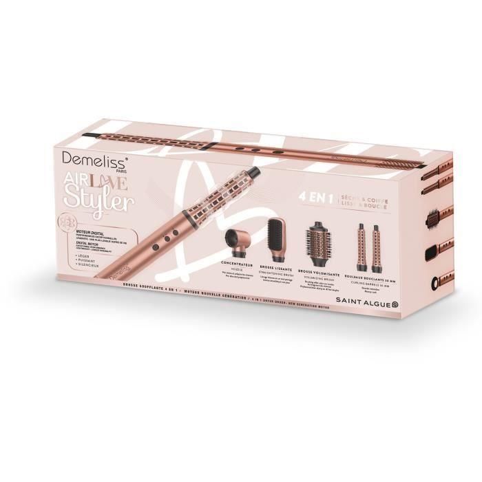 Cepillo secador - DEMELISS - AirLove Styler - Motor BLDC - 3 velocidades - Función iónica - Silencioso 2 Cepillo secador - DEMELISS - AirLove Styler - Motor BLDC - 3 velocidades - Función iónica - Silencioso 2