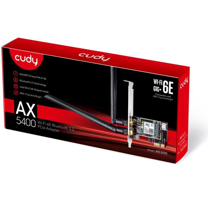 Cudy AX3000 Wi-Fi 6 PCI Express Adapter 4 Cudy AX3000 Wi-Fi 6 PCI Express Adapter 4