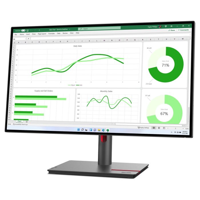 Lenovo ThinkVision P27q-30 Monitor 27" (68,6cm) QHD IPS 4ms Negro 6