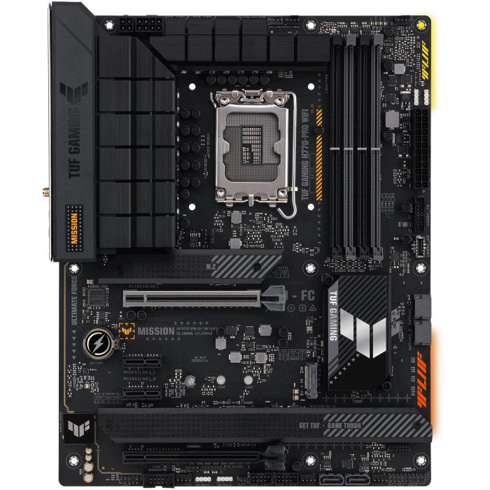 ASUS TUF GAMING H770-PRO WiFi LGA 1700 ATX Placa Base con Wi-Fi 6 y Ethernet 2.5Gb, Socket Intel LGA 1700, DDR5, 4x M.2, 90MB1D50-M1EAY0 1 ASUS TUF GAMING H770-PRO WiFi LGA 1700 ATX Placa Base con Wi-Fi 6 y Ethernet 2.5Gb, Socket Intel LGA 1700, DDR5, 4x M.2, 90MB1D50-M1EAY0 1