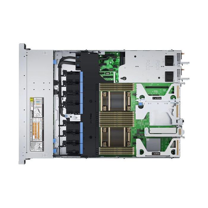 Dell Poweredge R450 Servidor Rack 1U Intel Xeon Silver 4314, 16GB RAM, 480GB SSD SATA, 8x 2.5" Hot-Swap, Fuente Redundante 1100W 4