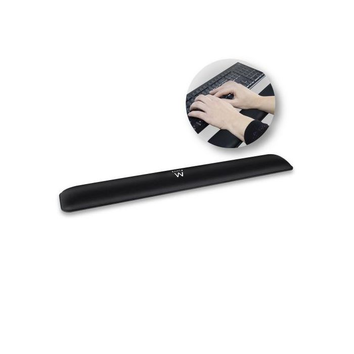 Ewent Almohadilla Ergonómica para la Muñeca EW3180 - Soporte Antideslizante, Espuma Suave, Postura Ergonómica 2