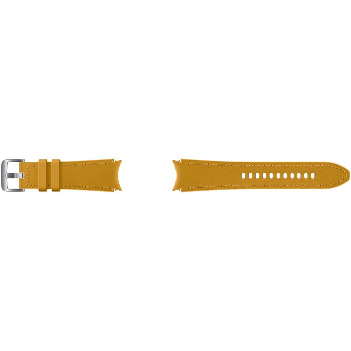 Samsung Hybrid Leather Band (20 mm, M/L) mustard 1