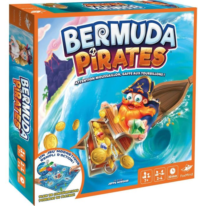 Piratas de las Bermudas - Asmodee - Juego de mesa magnético - Juego de acción de 2 a 4 personas - A partir de 7 años 4