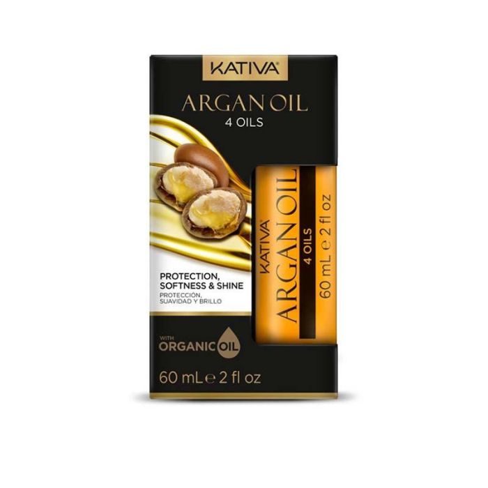 Kativa ARGAN OIL 4´OILS intensive hair oil Tratamiento Hidratante y Brillo para Cabello 60 ml Kativa ARGAN OIL 4´OILS intensive hair oil Tratamiento Hidratante y Brillo para Cabello 60 ml