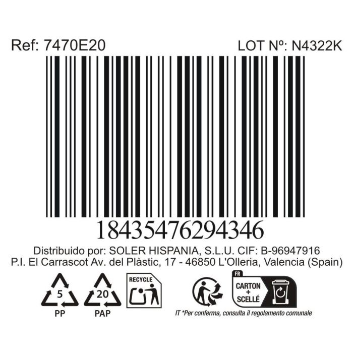 La Mediterranea Fuente Oval Black Clay 24.5 x 11.2 x 2 cm (12 Unidades) 3