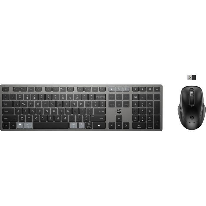 HP 725 Teclado y Ratón Inalámbrico Español Bluetooth 2.4GHz con Teclado Numérico, Ratón 4000 PPP, Batería 24 Meses Negro Anochecer 7 HP 725 Teclado y Ratón Inalámbrico Español Bluetooth 2.4GHz con Teclado Numérico, Ratón 4000 PPP, Batería 24 Meses Negro Anochecer 7