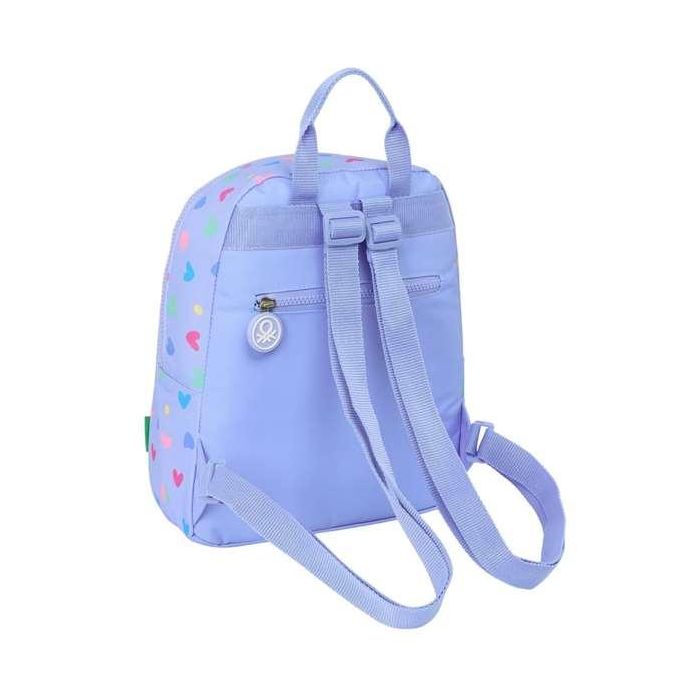 Safta Mini Mochila Benetton Lila 300x250x130 mm 1 Safta Mini Mochila Benetton Lila 300x250x130 mm 1