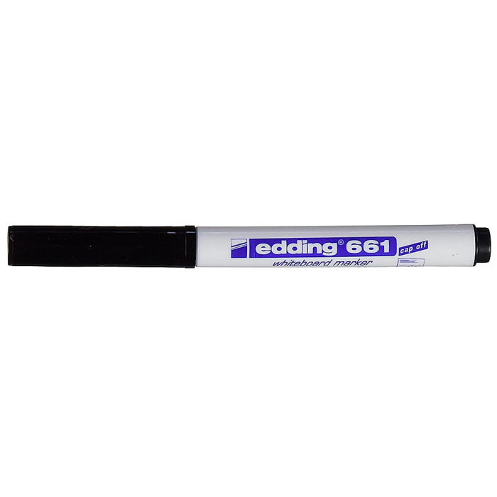 Edding Marcador Pizarra Blanca 661 Negro (Set de 10) Tinta Borrable Seco Punta Redonda 1-2mm (Set de 10) 1 Edding Marcador Pizarra Blanca 661 Negro (Set de 10) Tinta Borrable Seco Punta Redonda 1-2mm (Set de 10) 1