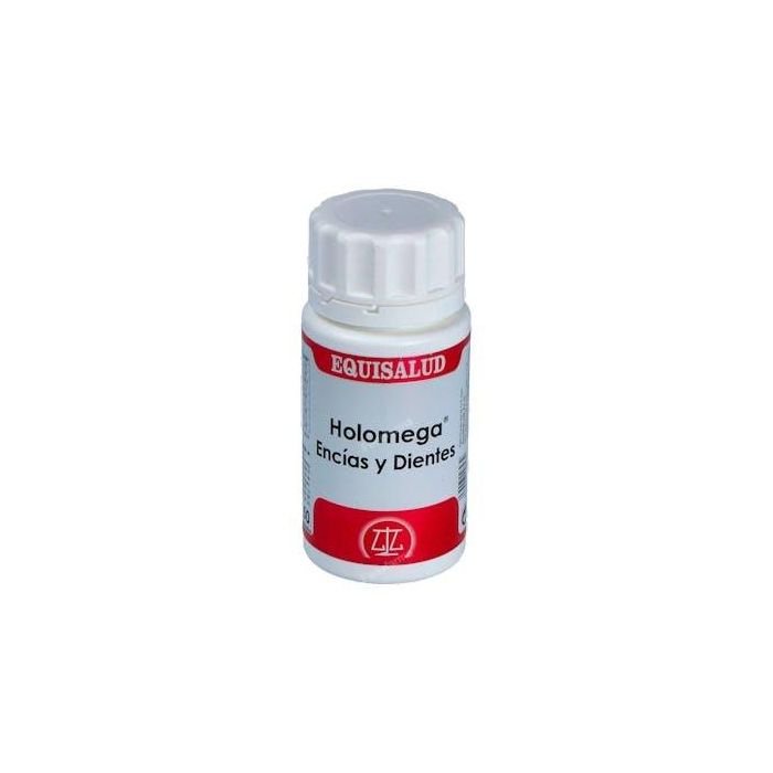 Holomega Encías y Dientes 50 Cápsulas. Vitaminas y Minerales para Salud Bucal