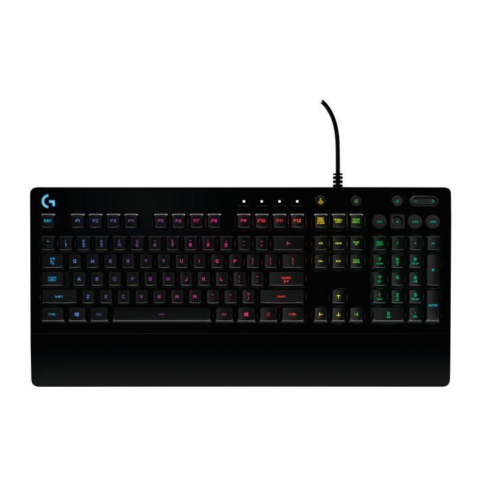 Logitech G213 Prodigy Teclado Gaming RGB Completo, Resistente a Salpicaduras, con Teclas de Respuesta Ultrarrápida y Controles Multimedia 0 Logitech G213 Prodigy Teclado Gaming RGB Completo, Resistente a Salpicaduras, con Teclas de Respuesta Ultrarrápida y Controles Multimedia 0