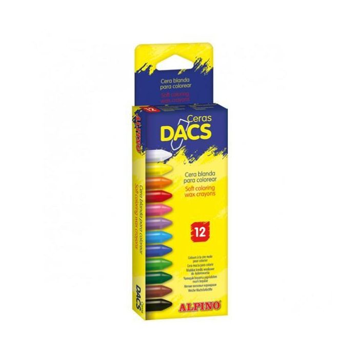 Dacs Ceras Dacs 55 mm Colores Surtidos Estuche 12 Ud Dacs Ceras Dacs 55 mm Colores Surtidos Estuche 12 Ud