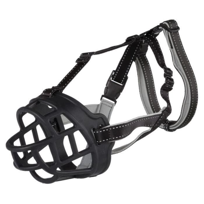 TRIXIE Muzzle Bozal Flex - Goma - Talla XL/XXL - Negro 1 TRIXIE Muzzle Bozal Flex - Goma - Talla XL/XXL - Negro 1