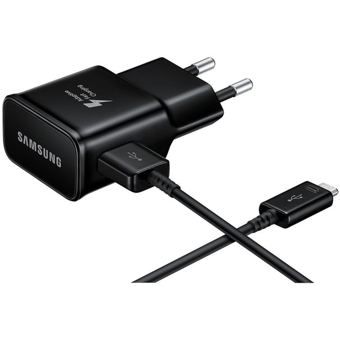 Samsung EP-TA20 Cargador Rápido 15W con Cable USB Tipo C 1.5m, Negro. Adaptador de corriente para móvil y tablet. 4 Samsung EP-TA20 Cargador Rápido 15W con Cable USB Tipo C 1.5m, Negro. Adaptador de corriente para móvil y tablet. 4