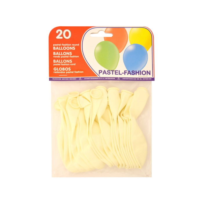 Blanca Globo 100% Latex Biodegradable Blanco Bolsa 20 Unidades 1