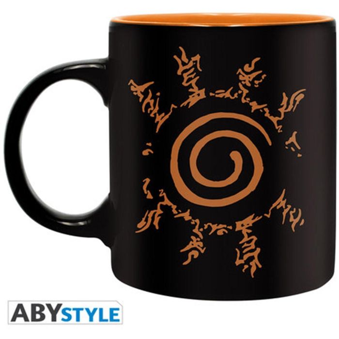 Abystyle Taza Abysse Naruto - Taza de cerámica colección anime con diseño negro, 400g