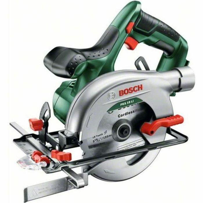 Bosch PKS 18 LI Sierra circular inalámbrica 18V, 3800rpm, cuchilla 150mm, corte 48mm, sin batería ni cargador Bosch PKS 18 LI Sierra circular inalámbrica 18V, 3800rpm, cuchilla 150mm, corte 48mm, sin batería ni cargador