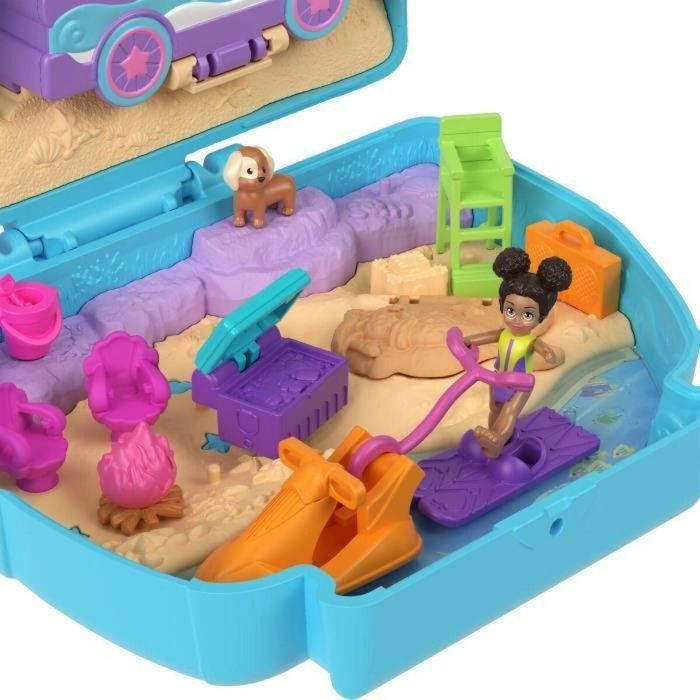 Caja para Cachorros En La Playa - Polly Pocket - Hrd36 - Caja Compacta para Muñecas Polly Pocket Mini 2