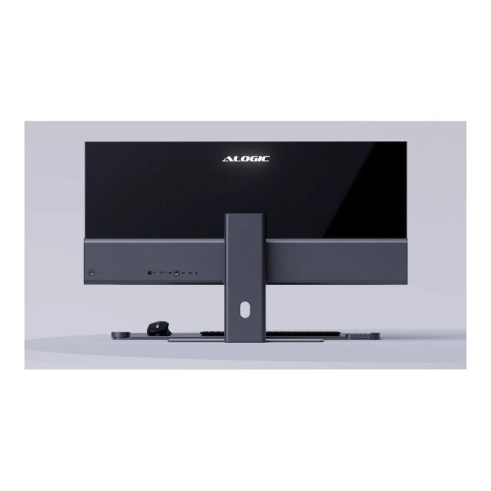 Alogic EDGE Monitor 34" UltraWide QHD 3440x1440 IPS 100Hz, USB-C 90W, Altavoces, Color Gris Espacial