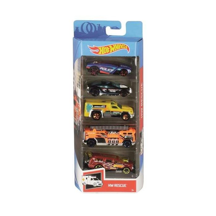 Mattel Coche Hot Wheels Pack de 5 Coches Modelos Surtidos 3 Mattel Coche Hot Wheels Pack de 5 Coches Modelos Surtidos 3