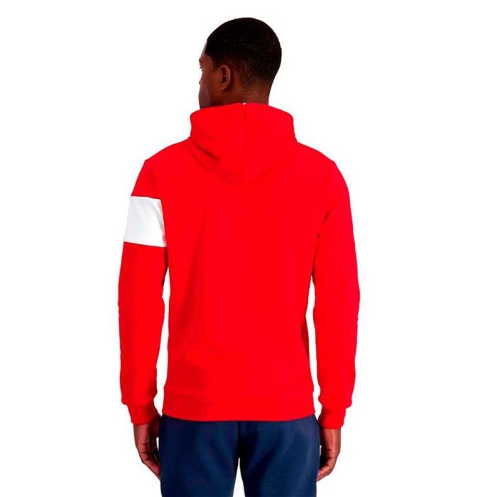 Sudadera con Capucha Unisex Le coq sportif Bah N°1 Rojo 1 Sudadera con Capucha Unisex Le coq sportif Bah N°1 Rojo 1