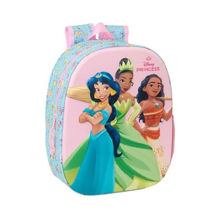 Safta Mochila 3D Princesas Disney 3D 27x33x10 cm