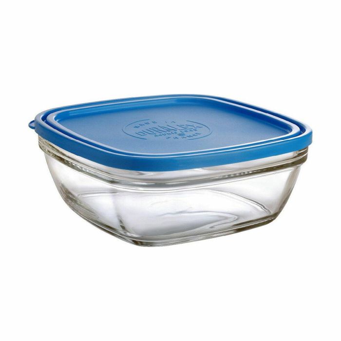 Fiambrera Hermética Duralex Freshbox Azul Cuadrada (2 L) (20 x 20 x 8 cm) 1