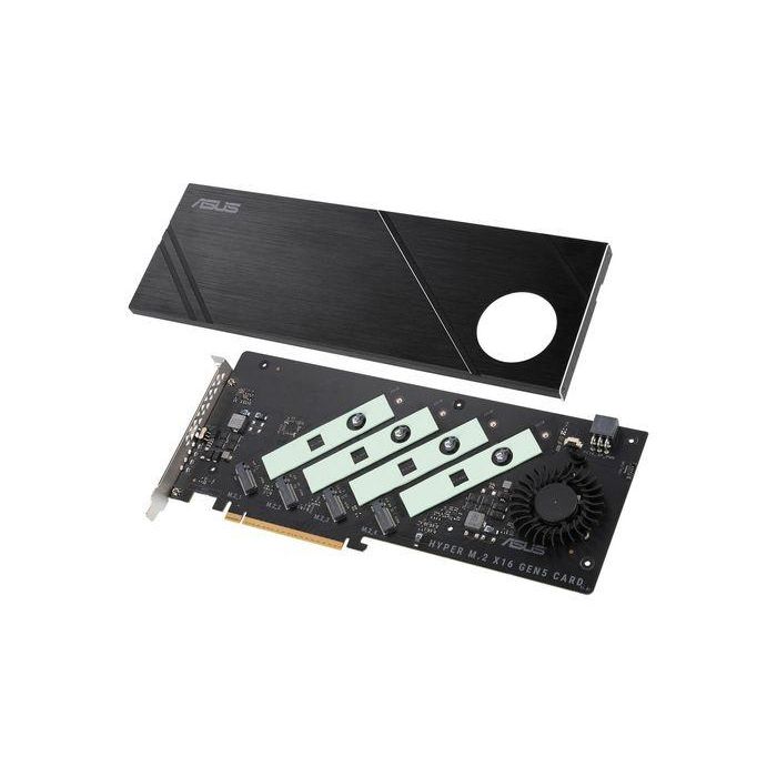 Asus PCIe 5.0 x16, 4 x M.2 slots, 1 x M.2 FAN Power Switch, 4 x M.2 access LEDs, 512Gbps 5 Asus PCIe 5.0 x16, 4 x M.2 slots, 1 x M.2 FAN Power Switch, 4 x M.2 access LEDs, 512Gbps 5