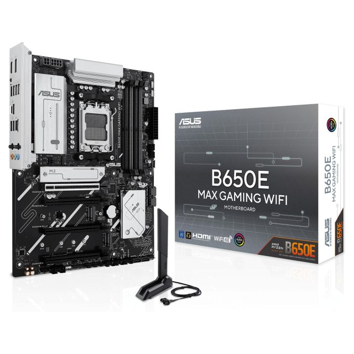 Asus Placa Base B650E MAX GAMING WiFi AMD B650 Socket AM5 ATX DDR5 Wi-Fi 6E 90MB1LD0-M0EAY0 0 Asus Placa Base B650E MAX GAMING WiFi AMD B650 Socket AM5 ATX DDR5 Wi-Fi 6E 90MB1LD0-M0EAY0 0