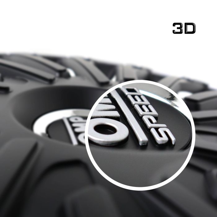 Omp Speed Juego De 4 Tapacubos Stinger Color Negro-Plata 13 Pulgadas OMPS07021312 6 Omp Speed Juego De 4 Tapacubos Stinger Color Negro-Plata 13 Pulgadas OMPS07021312 6