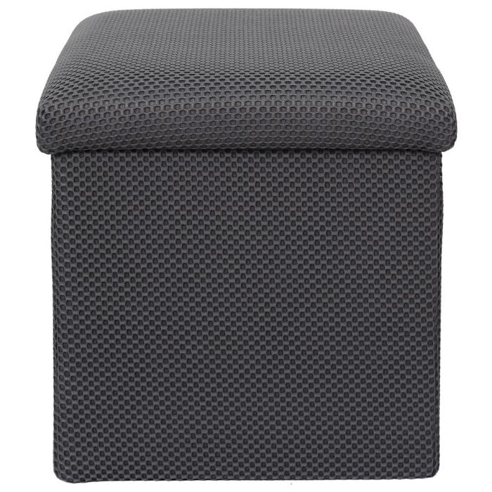 Caja-Puf Plegable Atom Gris Home Deco Factory 3 Caja-Puf Plegable Atom Gris Home Deco Factory 3