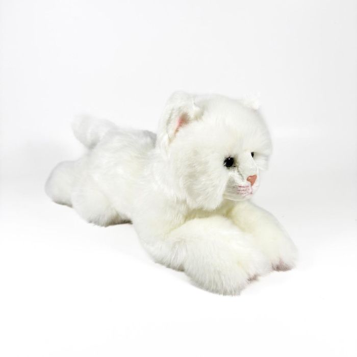 Peluche Gato Blanco Tumbado 25Cm 939D00301 Bocalan 1 Peluche Gato Blanco Tumbado 25Cm 939D00301 Bocalan 1