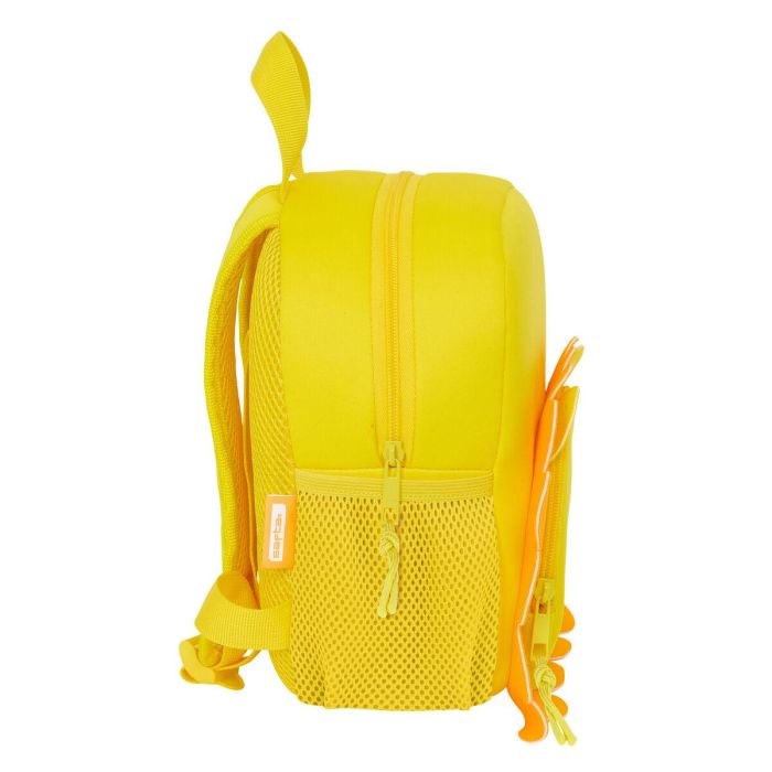 Mochila Infantil Safta Leon Amarillo 20 x 25 x 9 cm 1