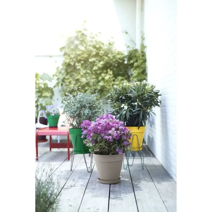 Elho Maceta redonda Loft Urban 25 Exterior Ø 24.5 x H 22.2 cm Amarillo ocre 2 Elho Maceta redonda Loft Urban 25 Exterior Ø 24.5 x H 22.2 cm Amarillo ocre 2