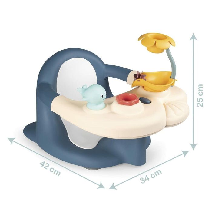Smoby Silla de Baño Infantil con Mesa de Actividades, Plástico, a partir de 6 meses, 42x34x25cm 1 Smoby Silla de Baño Infantil con Mesa de Actividades, Plástico, a partir de 6 meses, 42x34x25cm 1
