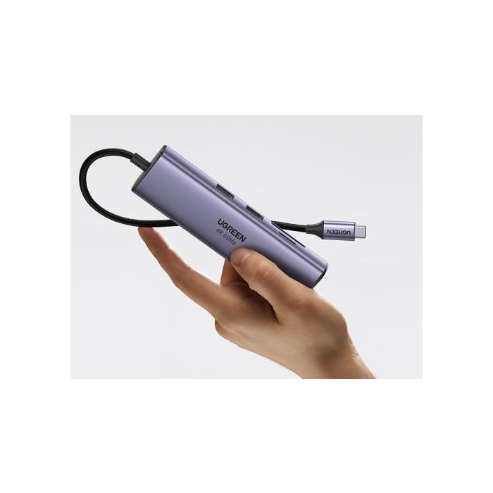Ugreen 60515 Base para Portátil y Replicador de Puertos Alámbrico Usb 3.2 Gen 1 (3.1 Gen 1) Type-C Gris 8