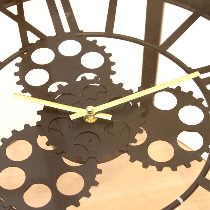 Home Deco Factory Mesa Auxiliar Reloj Industriel Diámetro 40,5 cm 6