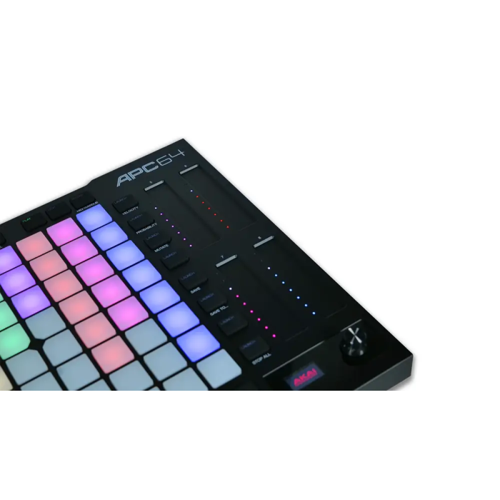 AKAIPRO APC64 Controlador MIDI con 64 Pads RGB Sensibles, Secuenciador de 8 Pistas y Control Táctil para Ableton Live 4